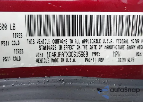 2013 Jeep Grand Cherokee Laredo Trailhawk from USA, damaged, VIN 1C4RJFATXDC615689